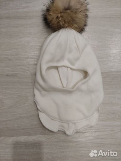 Шапка шлем для девочки