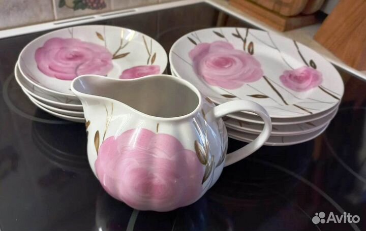 Тарелки десертные Дулёво. Блюдце лфз