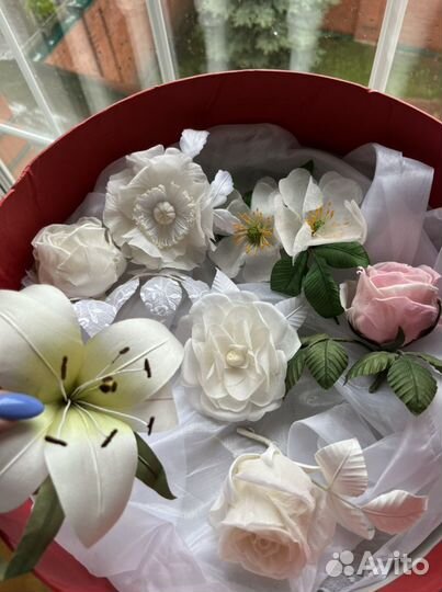 Цветы из шелка в ассортименте