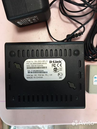 Отдам ADsl модем D-link dsl-2500u