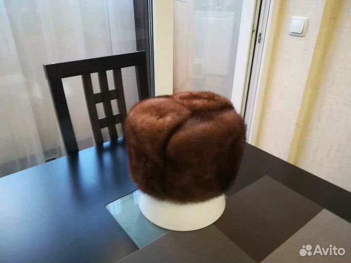 Шапка норковая мужская