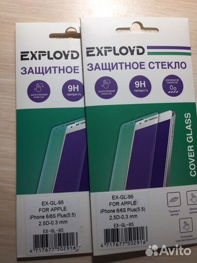 Защитное стекло iPhone 6 plus