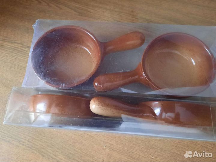 6шт Керамических сковородочки