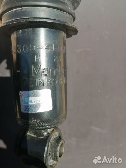 Задние амортизаторы на kia rio 3, solaris