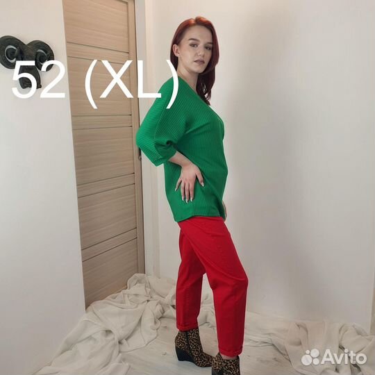 Свободная кофта в рубчик seit Fashion 52 (XL)