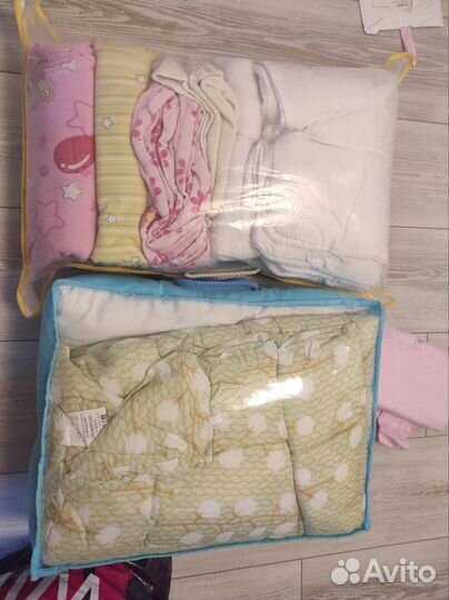 Одеяло/подушка/постельное детскую кроватку