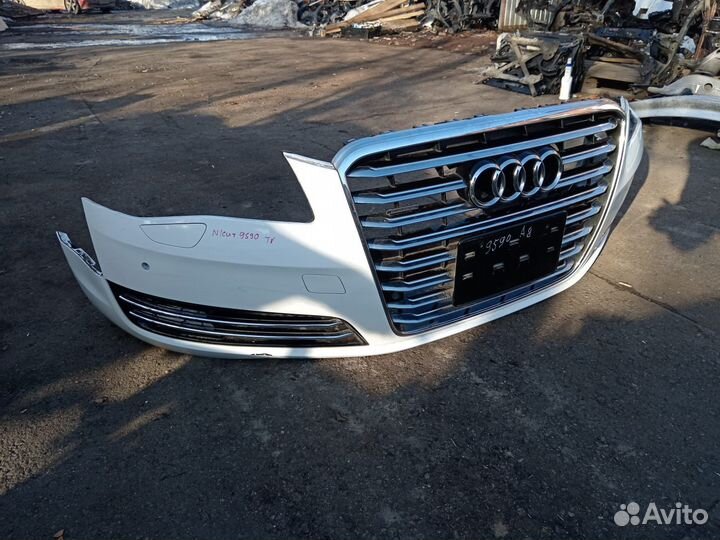 Бампер передний audi a8 d4 дорестайлинг