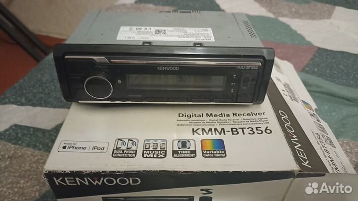 Магнитола kenwood kmm-bt356