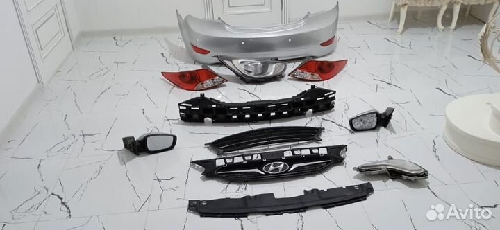 Запчасти на hyundai solaris