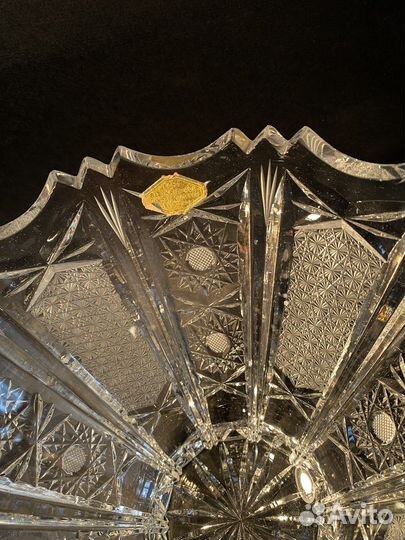 Салатник хрустальный