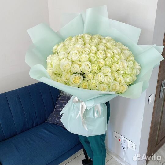 Белые Розы. Доставка Цветов. Белая Роза