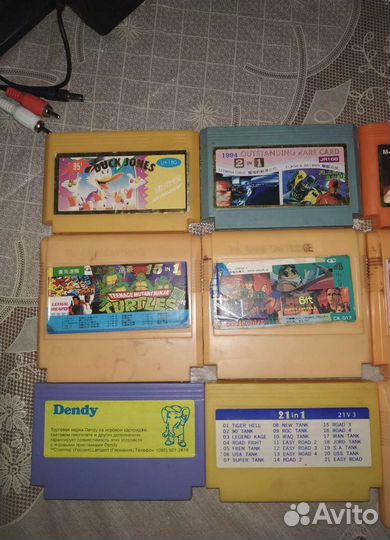 Игры (картриджи) Денди (Dendy)