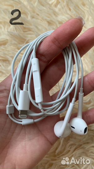Наушники apple earpods lightning