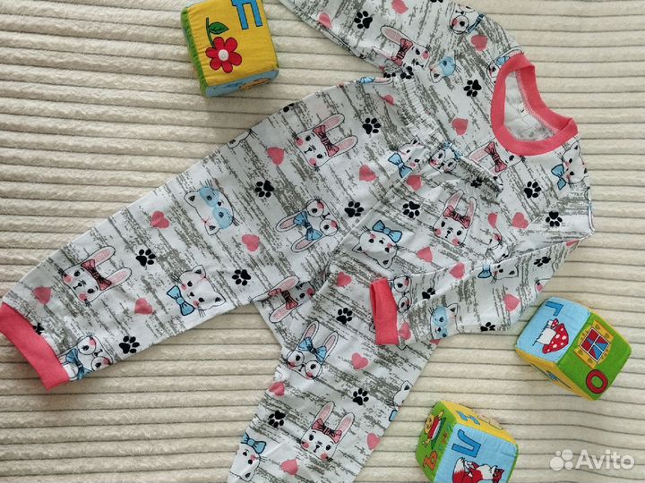 Пижама детская хлопок новая