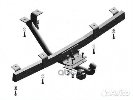 Фаркоп без электрики для а/м LADA Niva, Travel