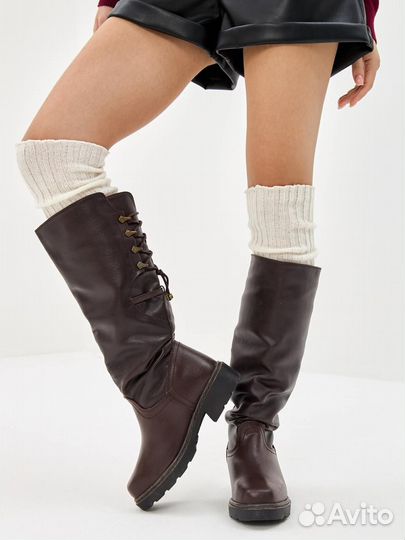 Легкие сапоги с уютным мехом на каждый день