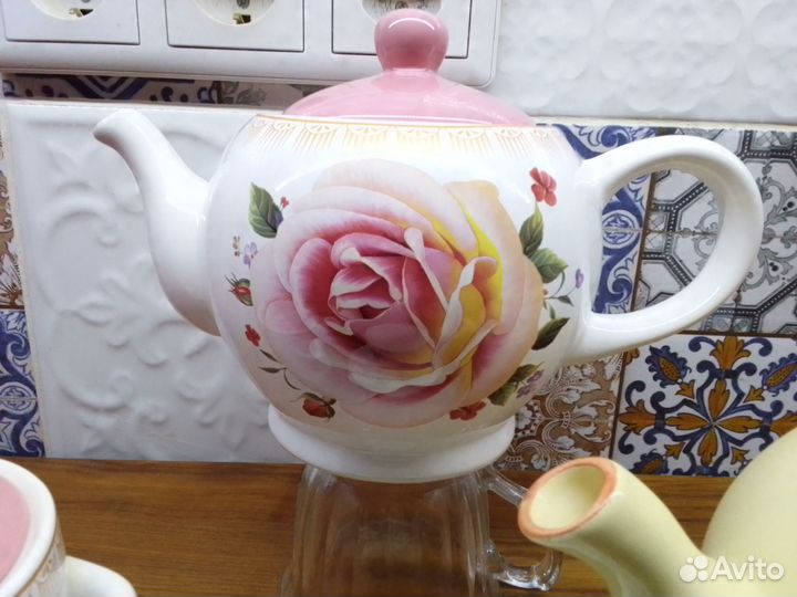 Заварочный чайник сахарница чайная пара лфз