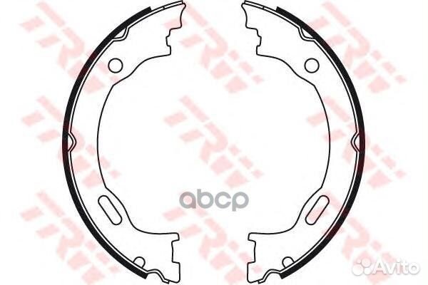 Колодки тормозные GS8475 TRW