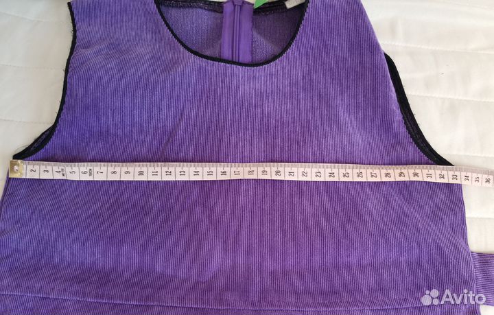 Сарафан микровельвет для девочки 7-8 лет