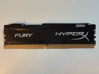 Оперативная память Kingston HyperX Fury DDR4 8gb