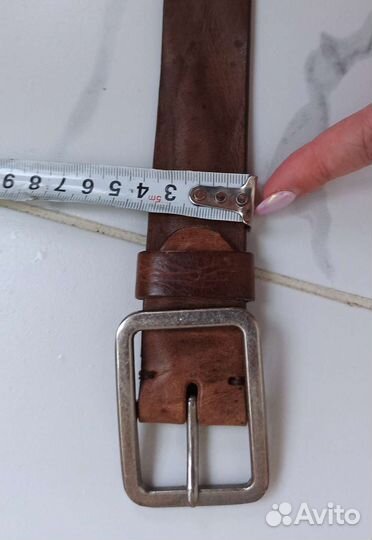 Ремень женский кожаный широкий
