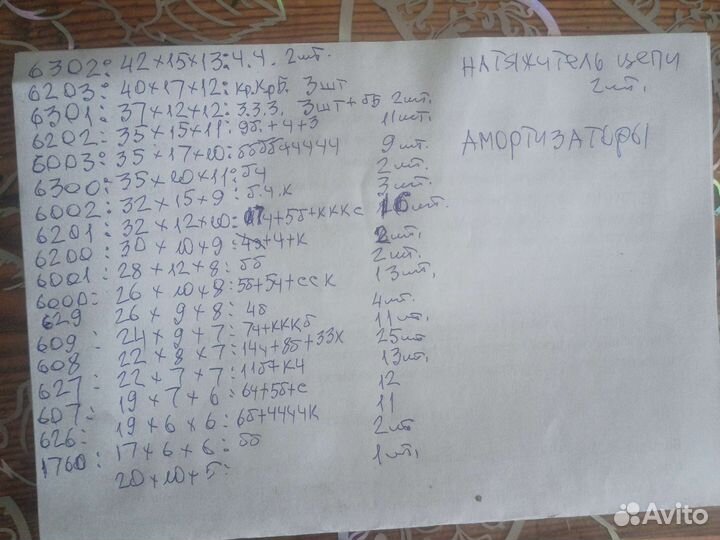 Подшипники разные 6301 koyo nsk