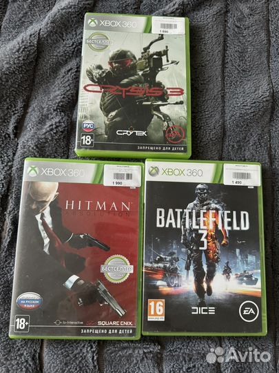 Игровые диски на xbox 360