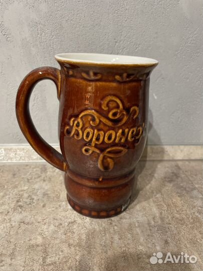 Кружка керамическая СССР Воронеж