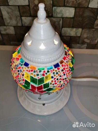 Чудесный Фонарик Мозаичная лампа