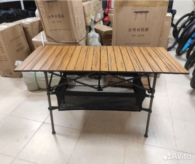 Туристический реечный раскладной стол