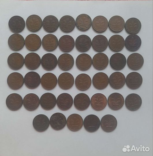 Пфенинги. Германия. Все разные