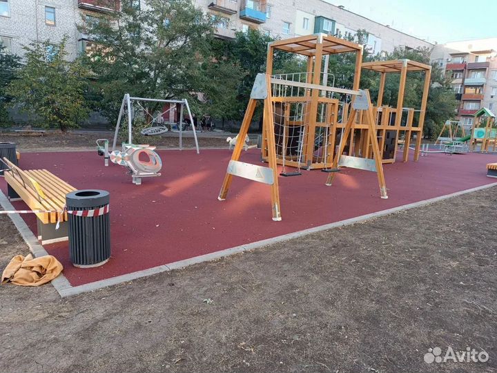 Бесшовное резиновое покрытие под ключ