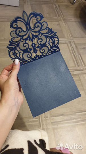 Конверт-открытка для приглашения