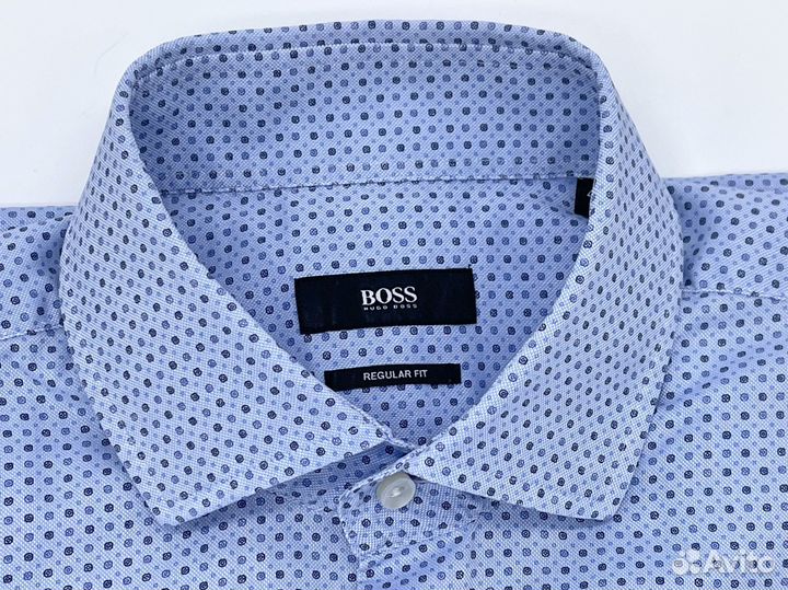 Hugo Boss 48/50 Высокий Рост Рубашка Мужская Новая