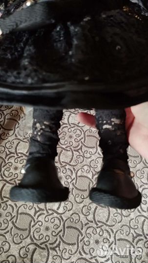 Текстильная интерьерная кукла Уэнсдэй