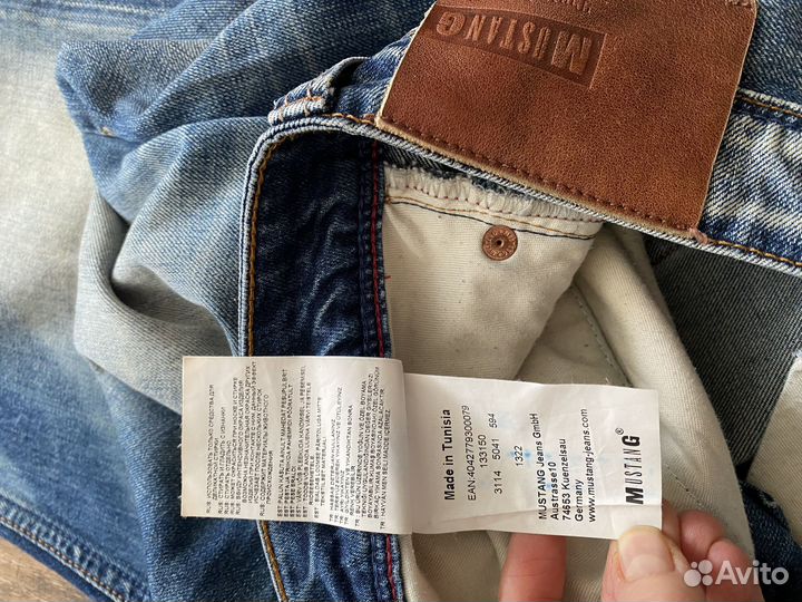 Джинсы mustang мужские 35/32