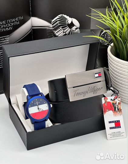 Мужские часы Tommy Hilfiger подарочный набор