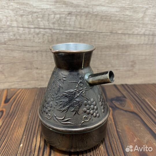 Турка Медная С Узором Для Кофе Сделано В СССР