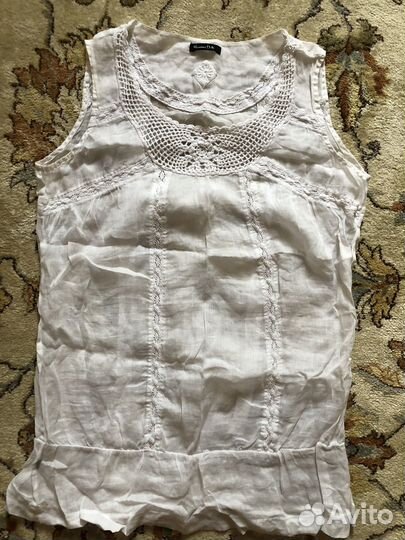 Massimo dutti блузка лен