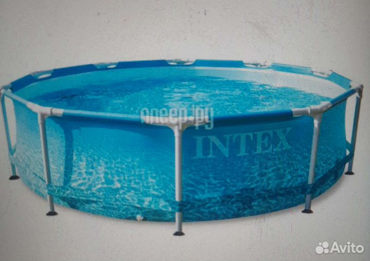 Каркасный бассейн intex бу