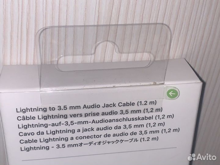 Кабель apple lightning to 3.5 mm оригинал