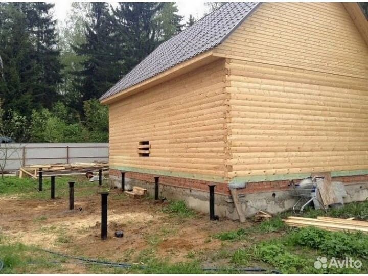 Установка винтовых свай