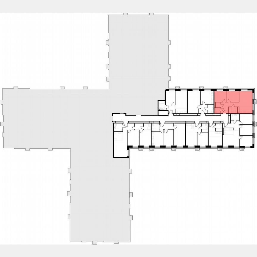2-к. апартаменты, 62,9 м², 5/30 эт.