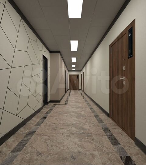 2-к. квартира, 61,6 м², 23/25 эт.