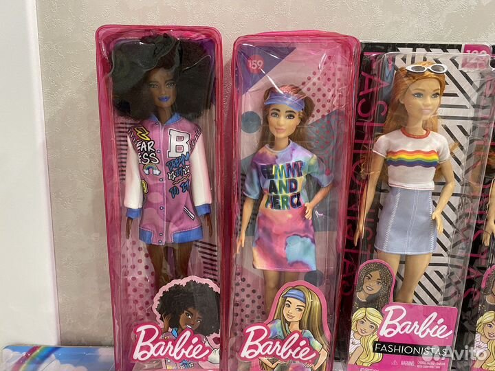 Новая Barbie fashionistas 122 156 159