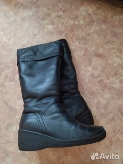 Сапоги женские зимние натуралка размер 40