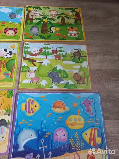 Сортер монтессори животные