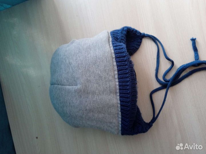 Зимняя шапка для мальчика 2 года