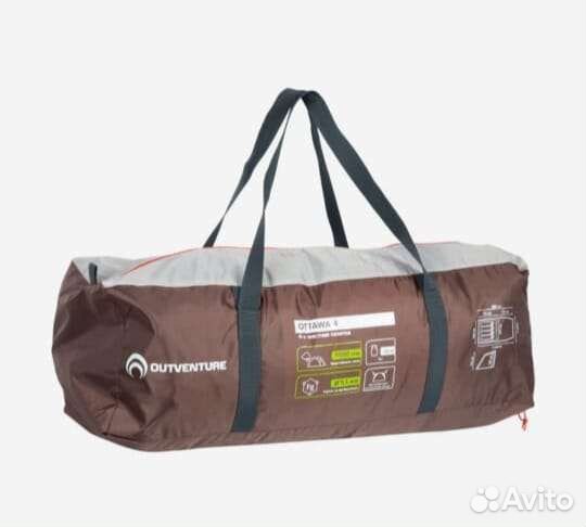 Палатка 4 местная с тамбуром бу