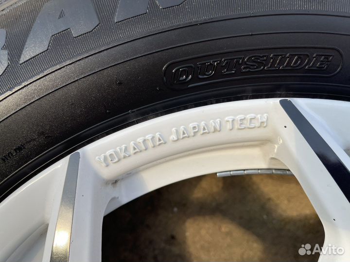 Литые диски r17 5x114 3 с резиной бу